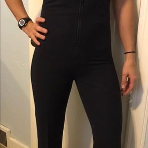 Vintage Style Obermeyer Wool Blend Stretch Ski Bib